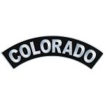 Hot Leathers Colorado 12″ X 3″ Top Rocker Patch PPM4011
