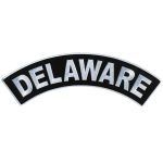 Hot Leathers Delaware 12″ X 3″ Top Rocker Patch PPM4015