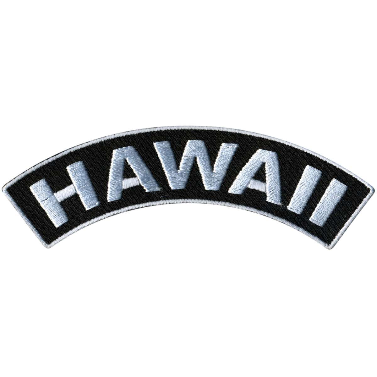 ppm4022-a01_20_1200x1200_778ef181-c842-4baa-a761-beb39b887e1b.jpg Hot Leathers Hawaii 4″ X 1″ Top Rocker Patch PPM4022 - Image 1
