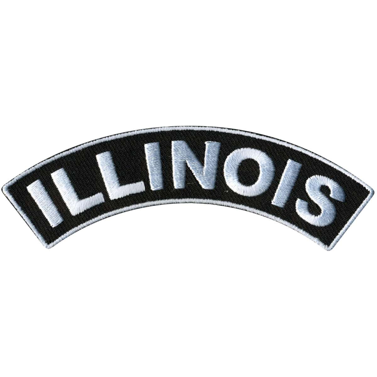 ppm4026-a01_20_1200x1200_1b266215-717f-4da6-b445-34ff8d4ef5f6.jpg Hot Leathers Illinois 4″ X 1″ Top Rocker Patch PPM4026 - Image 1