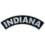 Hot Leathers Indiana 12″ X 3″ Top Rocker Patch PPM4027