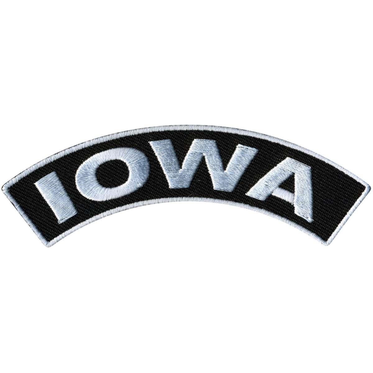 ppm4030-a01_20_1200x1200_32914038-49d9-40ca-99c4-2a13b0c6b255.jpg Hot Leathers Iowa 4″ X 1″ Top Rocker Patch PPM4030 - Image 1