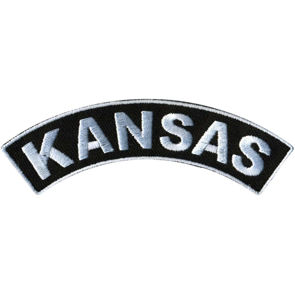 ppm4032-a01_20_1200x1200_f088e12d-960a-4753-b66d-07aaad988a49.jpg Hot Leathers Kansas 4″ X 1″ Top Rocker Patch PPM4032 - Image 1