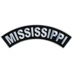 Hot Leathers Mississippi 12″ X 3″ Top Rocker Patch PPM4047
