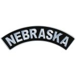 Hot Leathers Nebraska 12″ X 3″ Top Rocker Patch PPM4053