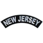 Hot Leathers New Jersey  12″ X 3″ Top Rocker Patch PPM4059