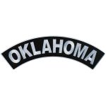 Hot Leathers Oklahoma 12″ X 3″ Top Rocker Patch PPM4071