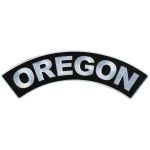 Hot Leathers Oregon 12″ X 3″ Top Rocker Patch PPM4073