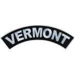 Hot Leathers Vermont 12″ X 3″ Top Rocker Patch PPM4089