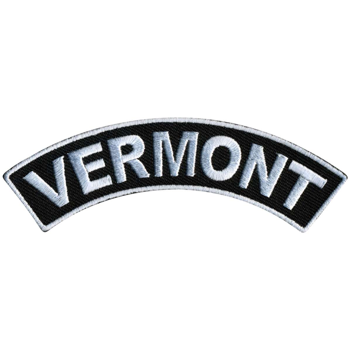 ppm4090-a01_20_1200x1200_006b366d-e2be-48ea-94ea-81dc4b728482.jpg Hot Leathers Vermont 4″ X 1″ Top Rocker Patch PPM4090 - Image 1