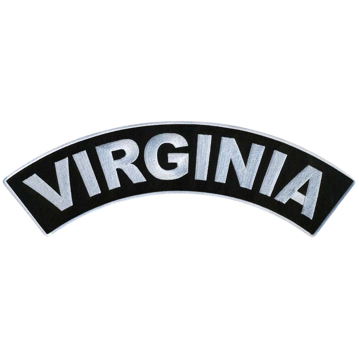 ppm4091-a01_20_1200x1200_52ebffaf-4416-4d2a-b3fb-3336dca03017.jpg Hot Leathers Virginia 12″ X 3″ Top Rocker Patch PPM4091 - Image 1