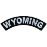 Hot Leathers Wyoming 12″ X 3″ Top Rocker Patch PPM4099