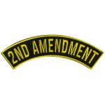 Hot Leathers 2nd Amendment 4″ X 1″ Top Rocker Patch PPM4102