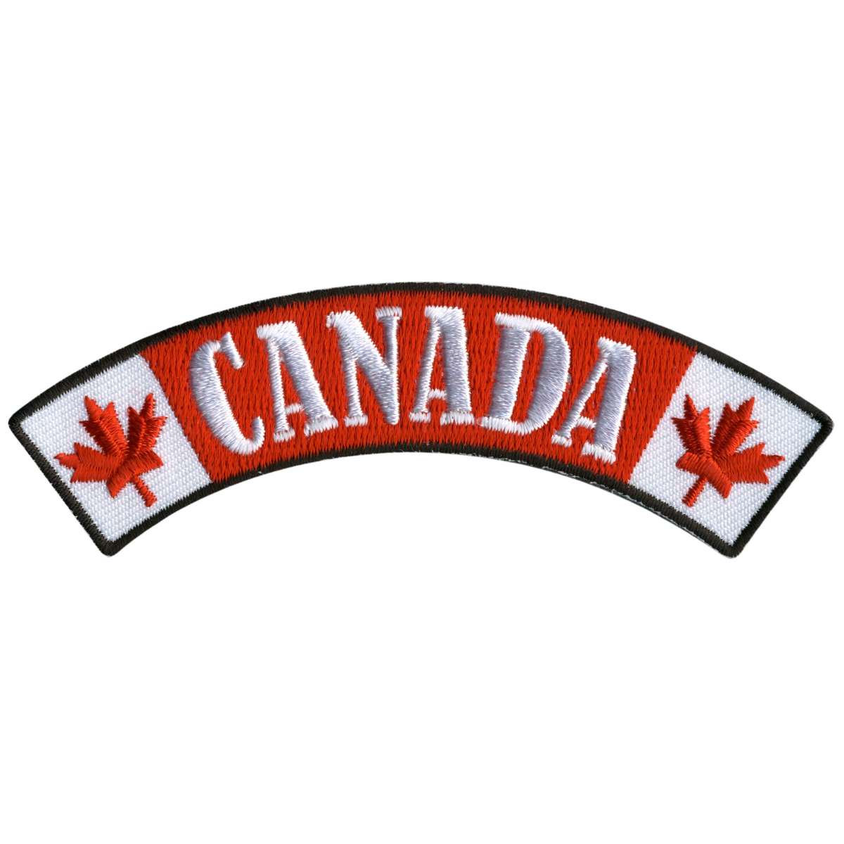 ppm4122-a01_20_1200x1200_51feac8b-17c2-4412-8d59-588d45ecb26e.jpg Hot Leathers Canada 4″ X 1″ Top Rocker Patch PPM4122 - Image 1