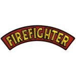 Hot Leathers Firefighter 4″ X 1″ Top Rocker Patch PPM4132