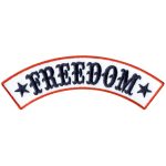 Hot Leathers Freedom 4″ X 1″ Top Rocker Patch PPM4134