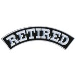 Hot Leathers Retired 4″ X 1″ Top Rocker Patch PPM4176