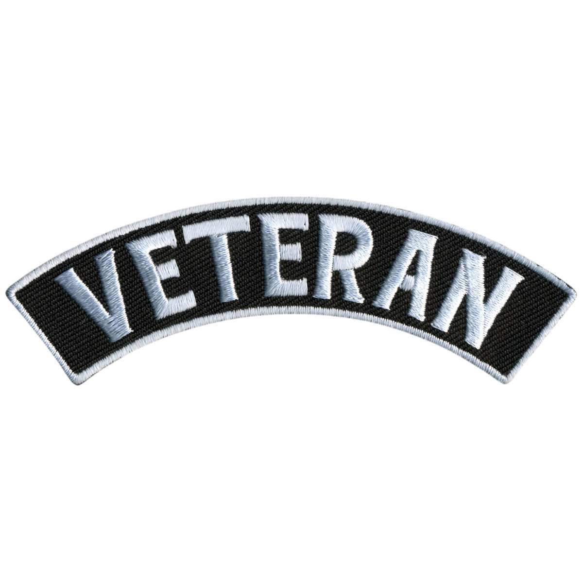 ppm4178-a01_20_1200x1200_a38bd15a-bc1e-4466-99c4-6e3738b8be1f.jpg Hot Leathers Veteran 4″ X 1″ Top Rocker Patch PPM4178 - Image 1