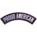 Hot Leathers Proud American 12″ X 3″ Top Rocker Patch PPM4179