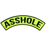 Hot Leathers Asshole 4″ X 1″ Top Rocker Patch PPM4182