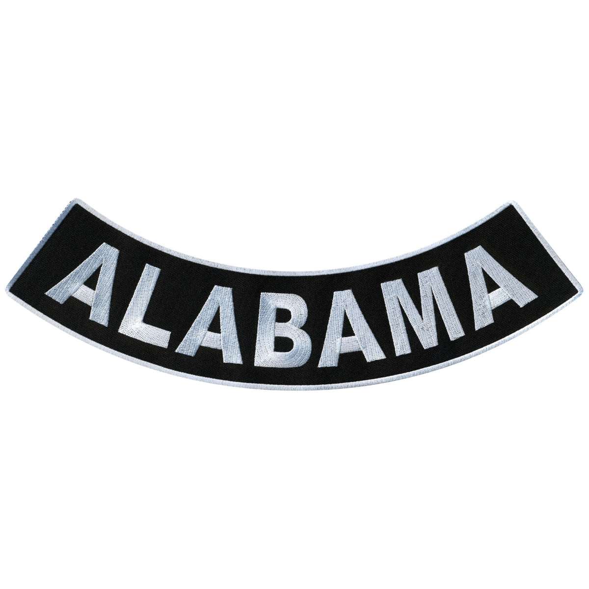 ppm5001-a01_20_1200x1200_36f9d9ea-b1d6-4af1-8976-0a778e87bb20.jpg Hot Leathers Alabama 12″ X 3″ Bottom Rocker Patch PPM5001 - Image 1