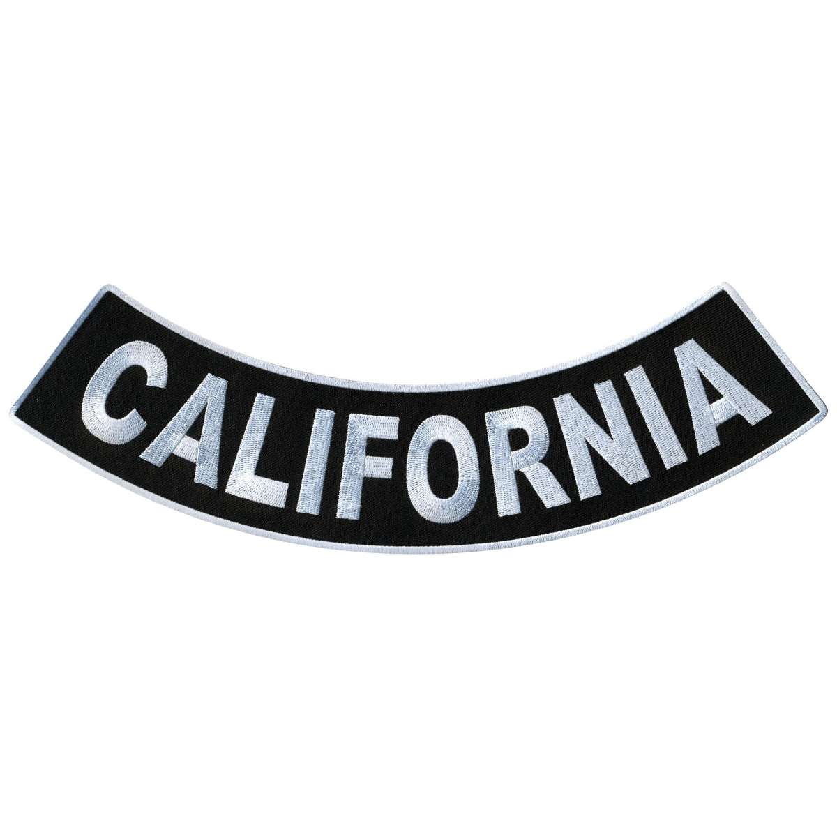 ppm5009-a01_20_1200x1200_b59ca6e9-66e5-4aec-b2ba-8641c7a1a02f.jpg Hot Leathers California 12″ X 3″ Bottom Rocker Patch PPM5009 - Image 1