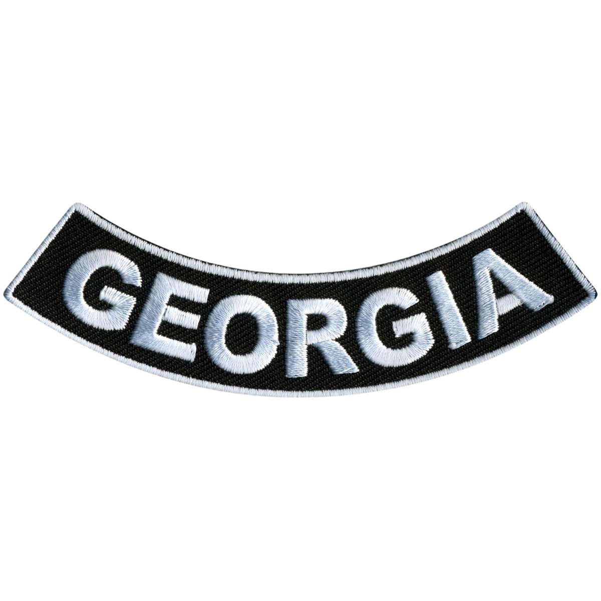 ppm5020-a01_20_1200x1200_027aafba-4641-4a79-9f49-4fcf5756fbde.jpg Hot Leathers Georgia 4″ X 1″ Bottom Rocker Patch PPM5020 - Image 1