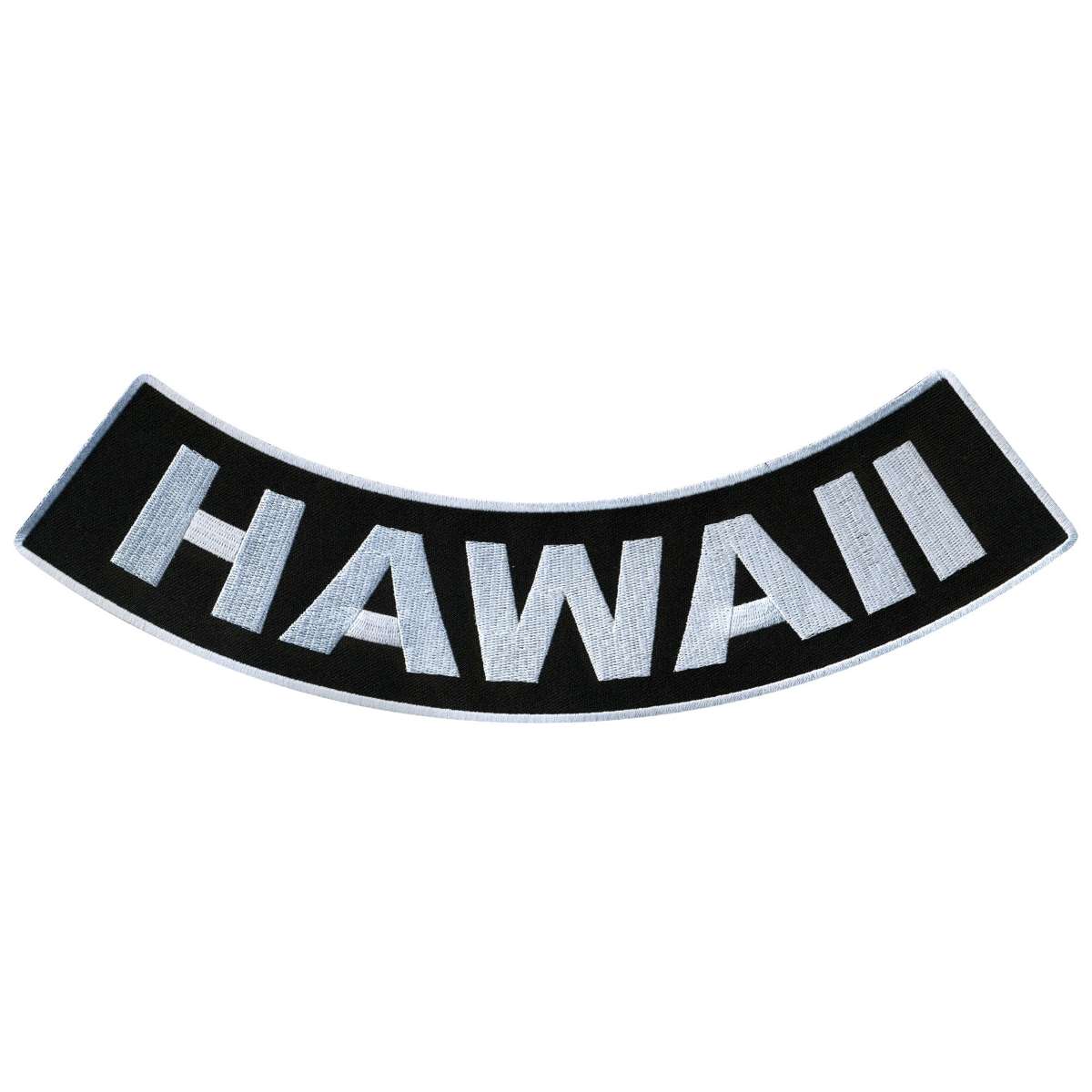 ppm5021-a01_20_1200x1200_e8b2ad36-0cb0-4135-8cd5-f7d0f2a947c0.jpg Hot Leathers Hawaii 12″ X 3″ Bottom Rocker Patch PPM5021 - Image 1