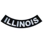 Hot Leathers Illinois 12″ X 3″ Bottom Rocker Patch PPM5025