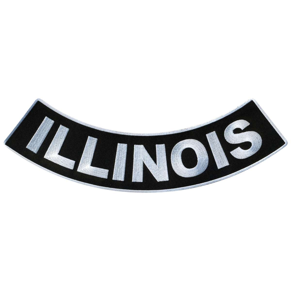 ppm5025-a01_20_1200x1200_8843ff15-2835-42b3-8136-bcb5b7fbbabc.jpg Hot Leathers Illinois 12″ X 3″ Bottom Rocker Patch PPM5025 - Image 1