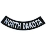 Hot Leathers North Dakota 12″ X 3″ Bottom Rocker Patch PPM5067