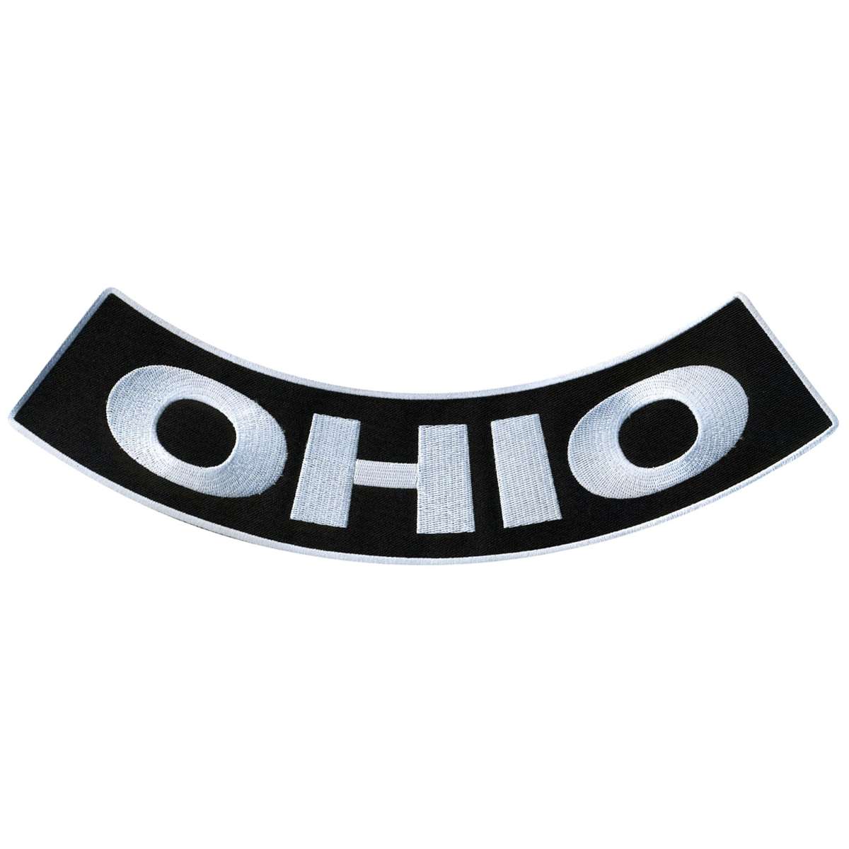 ppm5069-a01_20_1200x1200_4b7190a5-0ba3-44ab-866c-cb5aca312502.jpg Hot Leathers Ohio 12″ X 3″ Bottom Rocker Patch PPM5069 - Image 1