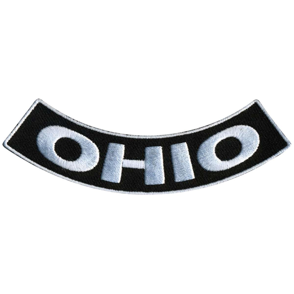 ppm5070-a01_20_1200x1200_616030ac-6711-4fe1-b4ad-927b2b784ae4.jpg Hot Leathers Ohio 4″ X 1″ Bottom Rocker Patch PPM5070 - Image 1