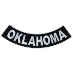 Hot Leathers Oklahoma 12″ X 3″ Bottom Rocker Patch PPM5071
