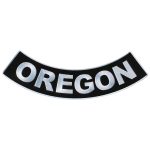 Hot Leathers Oregon 12″ X 3″ Bottom Rocker Patch PPM5073