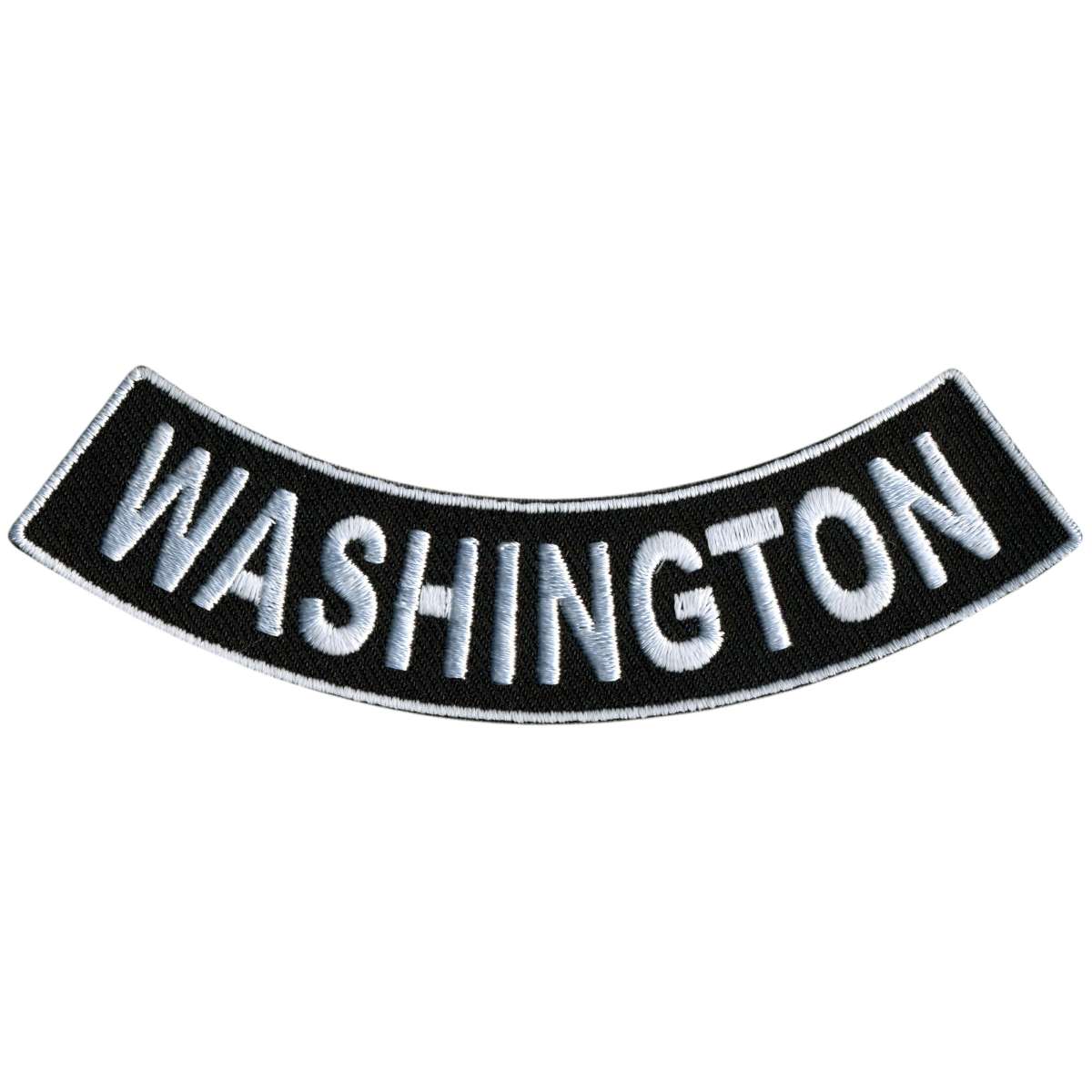 ppm5094-a01_20_1200x1200_b7539bc4-3287-44cd-9825-b4719e49e2ff.jpg Hot Leathers Washington 4″ X 1″ Bottom Rocker Patch PPM5094 - Image 1