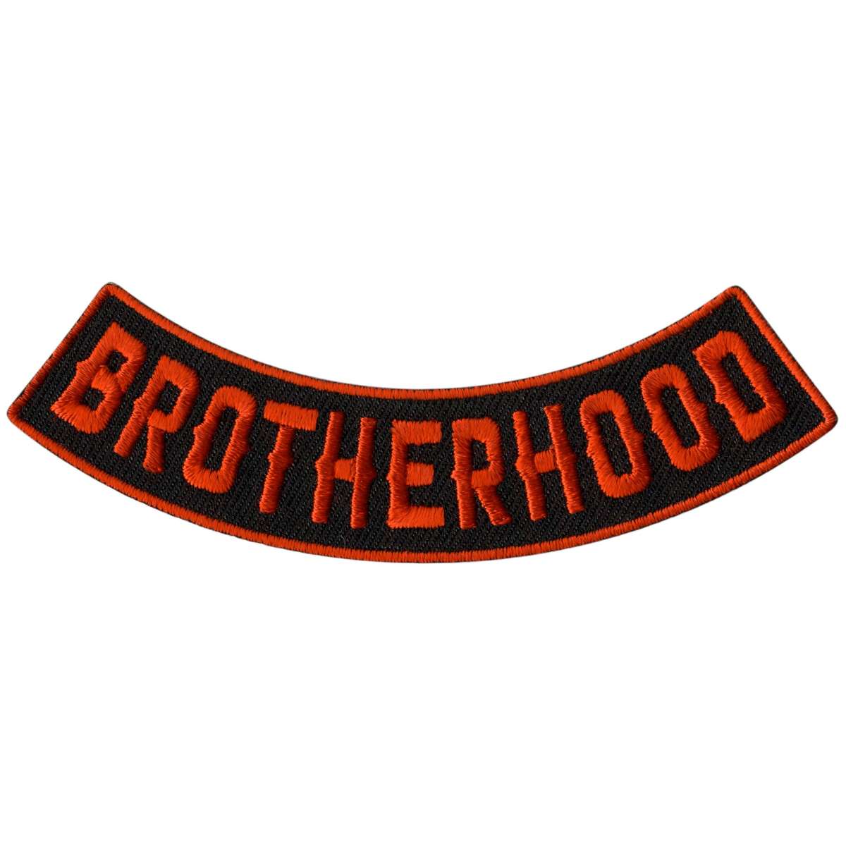 ppm5116-a01_20_1200x1200_9b53f4ce-d0cd-4336-81b9-51ac70322e9f.jpg Hot Leathers Brotherhood 4″ X 1″ Bottom Rocker Patch PPM5116 - Image 1