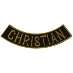 Hot Leathers Christian 4″ X 1″ Bottom Rocker Patch PPM5124