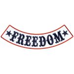 Hot Leathers Freedom 12″ X 3″ Bottom Rocker Patch PPM5133