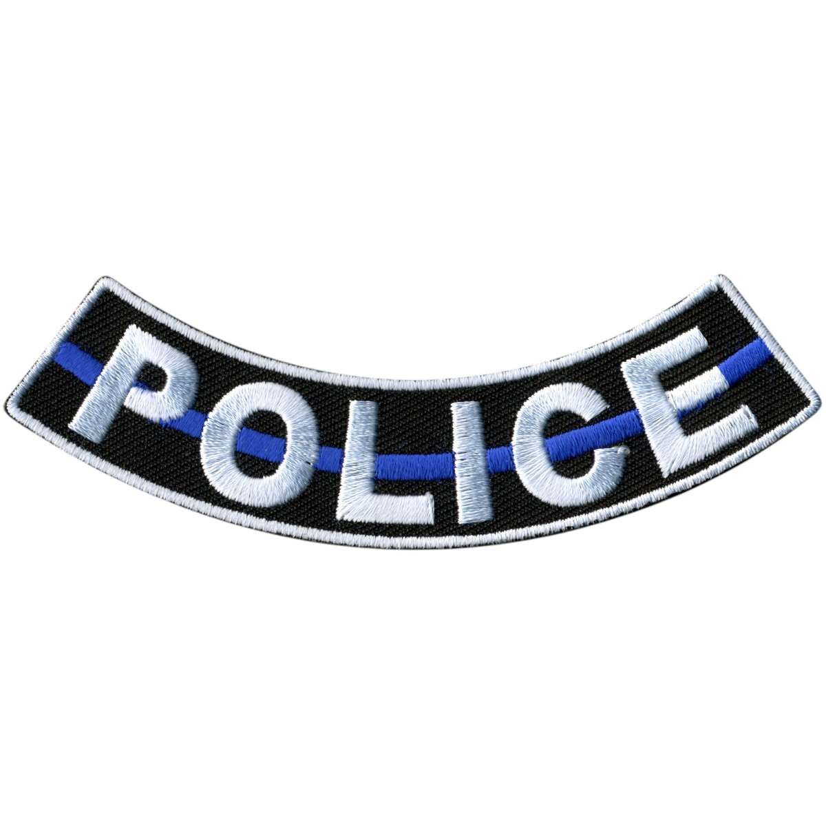 ppm5148-a01_20_1200x1200_551ef9c2-9b66-4390-8ae3-0b07c8f485c5.jpg Hot Leathers Police 4″ X 1″ Bottom Rocker Patch PPM5148 - Image 1