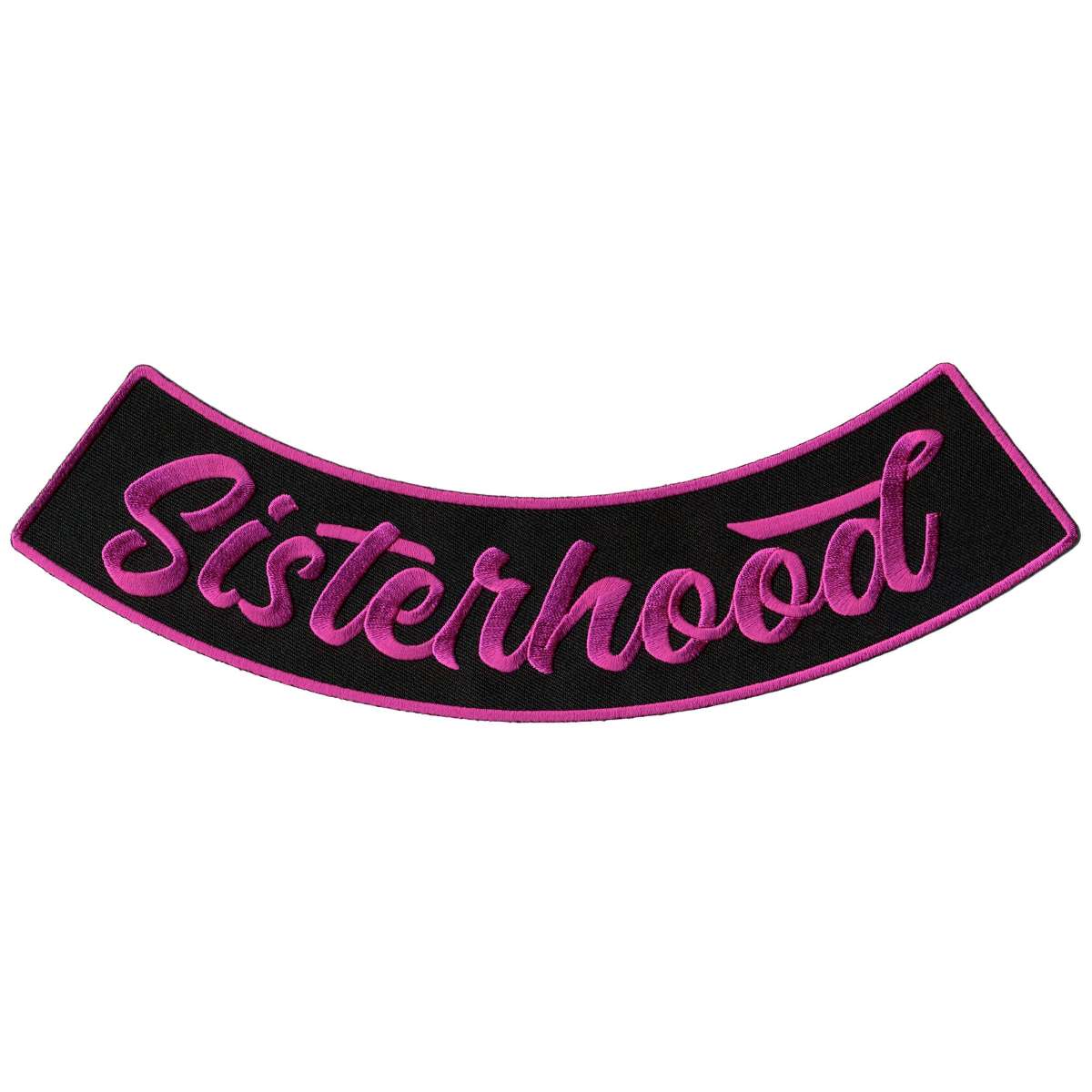 ppm5151-a01_20_1200x1200_723b13e6-b80a-4634-b534-50ead8c1ce5d.jpg Hot Leathers Sisterhood 10″ X 2″ Bottom Rocker Patch PPM5151 - Image 1
