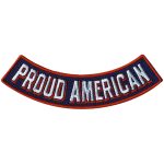 Hot Leathers Proud American 4″ X 1″ Bottom Rocker Patch PPM5180