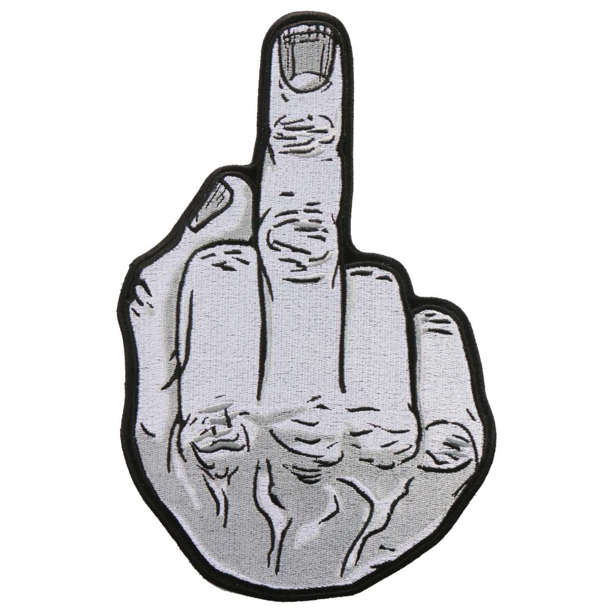 ppq1009-a01_20_1200x1200_a7be3243-e990-43ac-99f6-412bceb7614b.jpg Hot Leathers Patch Middle Finger 10″ PPQ1009 - Image 1