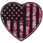 Hot Leathers PPQ1060 Camo Heart 3″ Patch