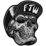 Hot Leathers PPQ1149 Snapback Skull 10” Patch