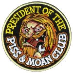 Hot Leathers 3″ Piss & Moan Club Patch PPQ1280