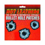 Hot Leathers 2″ Bullet Hole Patches 3 Piece Set PPQ1354