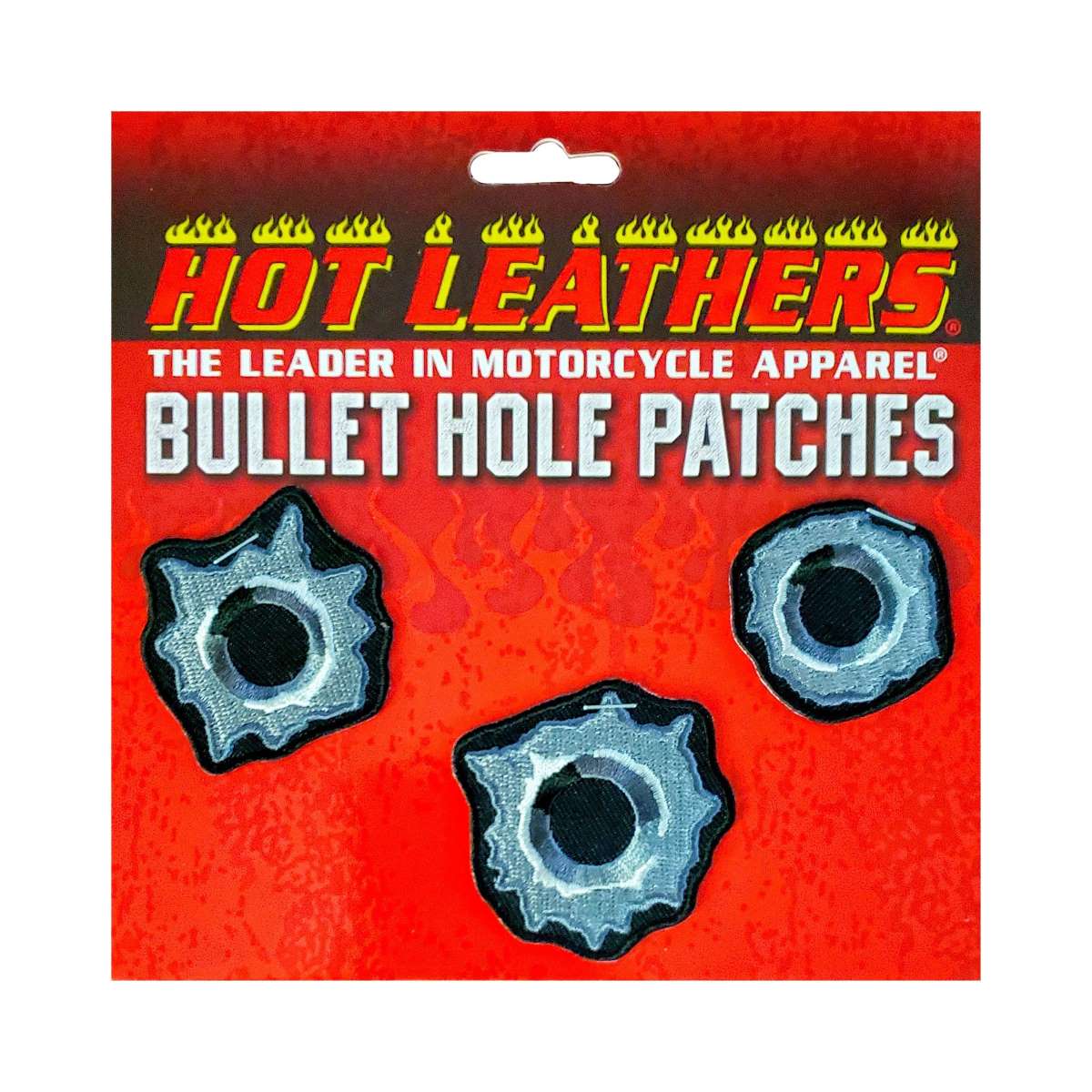 ppq1354-c01_20_1200x1200_c3fe2b3e-e5f5-4c5d-a0b8-6db0cc350887.jpg Hot Leathers 2″ Bullet Hole Patches 3 Piece Set PPQ1354 - Image 1