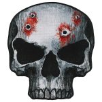 Hot Leathers PPQ1389 Jumbo Skull 10″ Patch