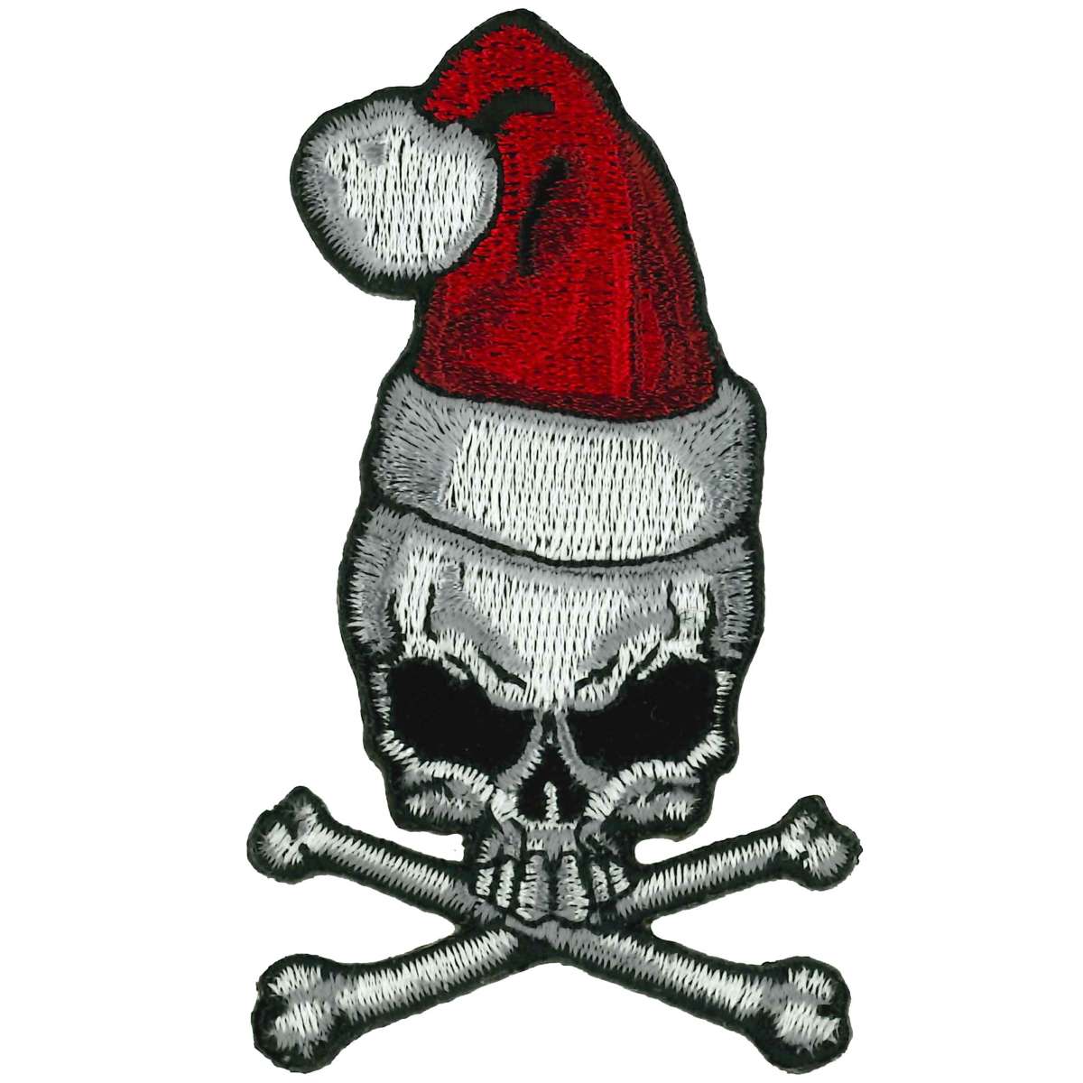 ppq1570-a01_20_1200x1200_4268bfd5-ab6f-40e8-b573-7b068a0abd94.jpg Hot Leathers Santa Skull 3.25″ Patch PPQ1570 - Image 1